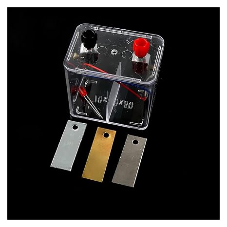 Galvanic Cell Experiment Kit - Demonstrates Chemical Energy Conversion to Electrical Under Certain Conditions | Includes Copper-Zinc Electrodes Plates