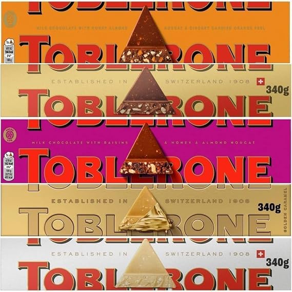 Premium Swiss Chocolate Bar - Best gift for Christmas (Toblerone Swiss Chocolate Bar Assorted Varieties Any 3)