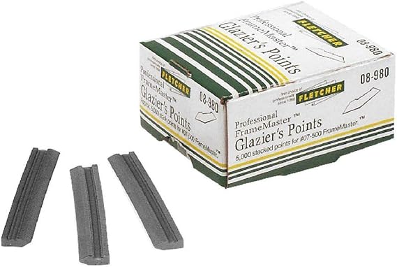 Fletcher FrameMaster Framing Tool - Glazier's Points, Pkg of 5000