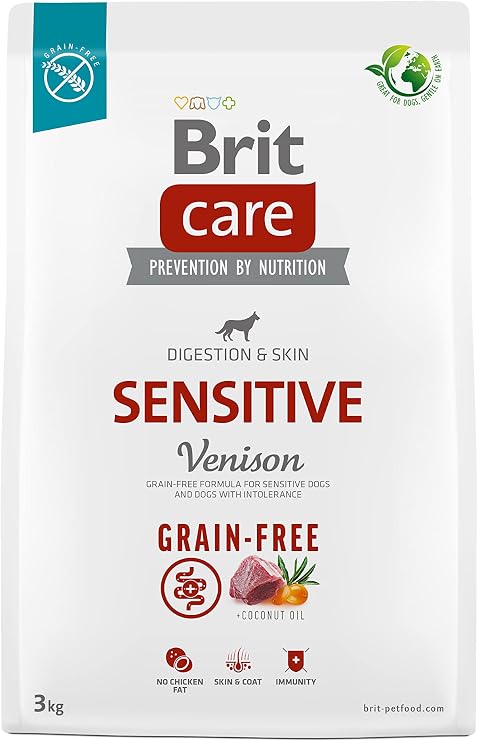 Brit Care Grainfree Dog Dry Food, Grain Free Precision, 3 kg
