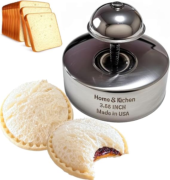 Sandwich Cutters and Sealer for Kids - Crustless Sandwich Maker - Great for Lunchbox and Bento Box for Boys and Girls Kids Lunch