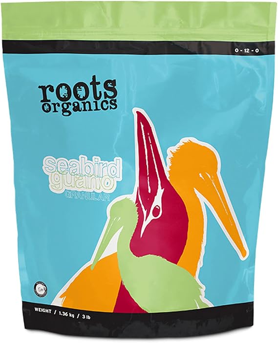 Roots Organics Seabird Guano Granular Fertilizer, 3 lb.