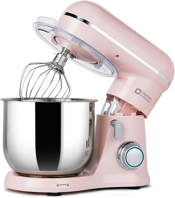 Kitchen in the box Compact Stand Mixer, 3.5L Food Mixer for Small Kitchens