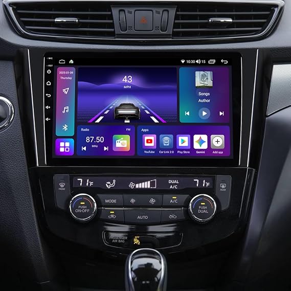 10.1" IPS 8Core AI Android15 Head Unit for Nissan Rogue X-Trail Qashqai J11