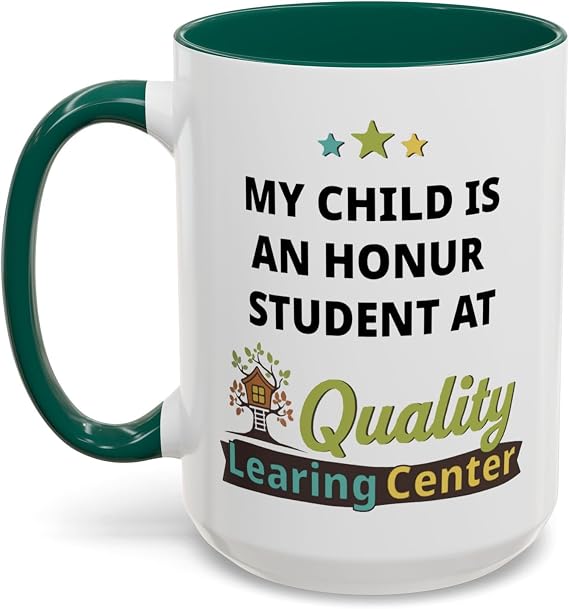 Honur Student Quality Learing Center Mug, Political Coffee Cup, Quality Learning Center Mug, Political Gift, Viral Meme Gift, Minnesota Fraud, Daycare Fraud - Red - 15oz