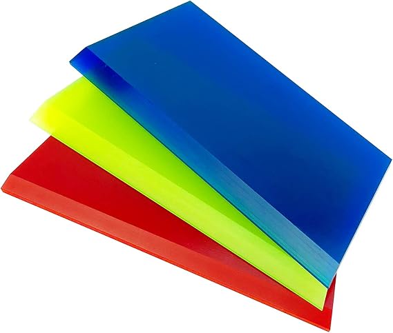 CCyanzi 3-Pack Squeegee Blade Replacement, Rubber Squeegee Blades, Small, for Shower Glass, Sink, or Window Film