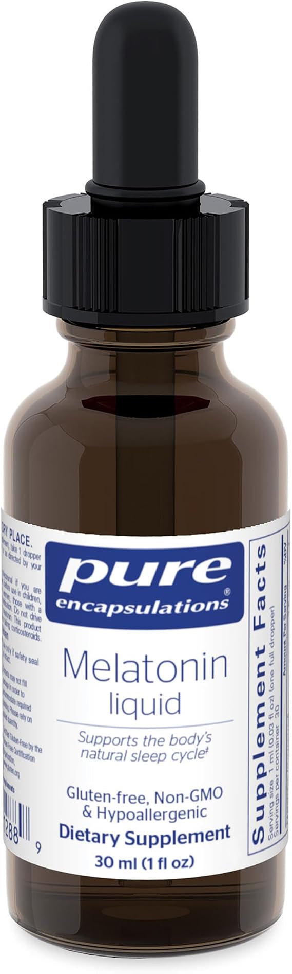 Pure Encapsulations Melatonin Liquid, 1 fl. oz.