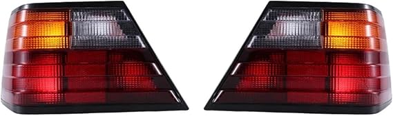 SKINII Rear Tail Light Car Rear Tail Light for Mercedes for Benz E Class W124 1985 1986 1987 1988 1989 1990 1991 1992 1993 1994 1995 1996 LED Rear Tail Lights