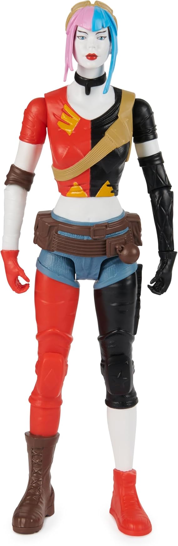 DC Comics, Harley Quinn Action Figure, 12-inch Super Hero Collectible Kids Toys for Boys and Girls, Ages 3+
