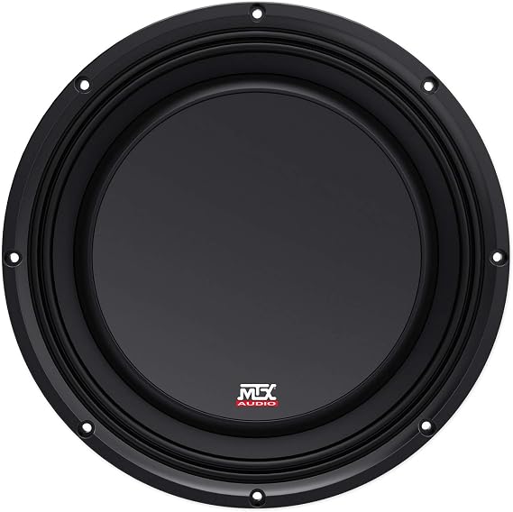 MTX 3510-04S 10" 600 Watt Shallow Mount Car Audio Subwoofer Slim Sub SVC 4-ohm