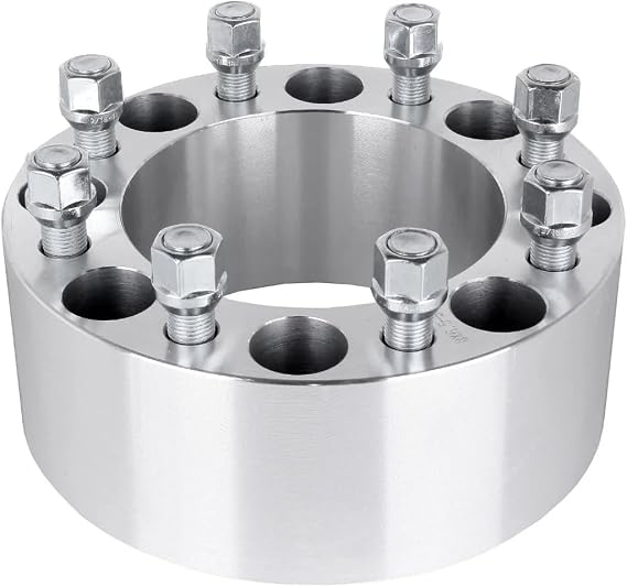 CWA 8x200 to 8x200 Wheel Spacer 3" Inch Compatible with Compatible with Ford F-350 RAM 3500 Dually 14x1.5 Grade 12.9 Studs One Piece