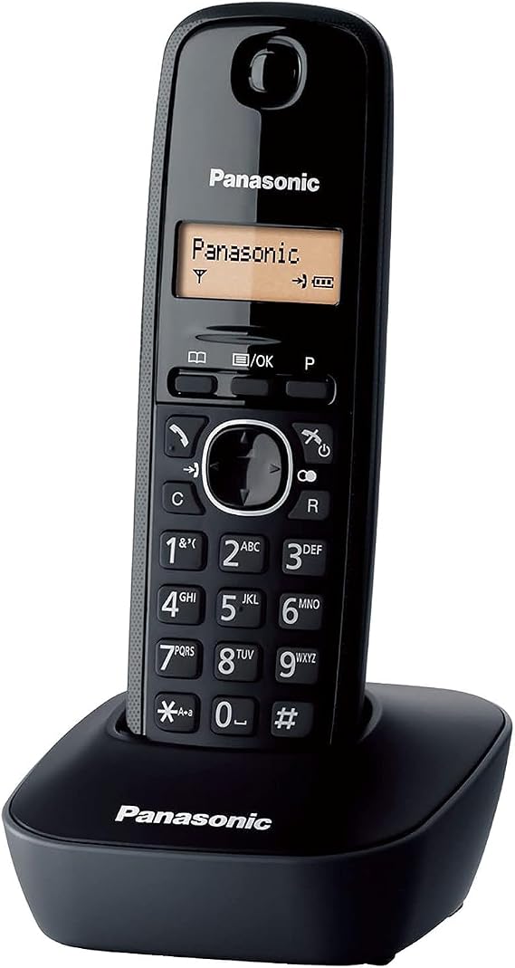 Panasonic KX TG1611 Dect Telefon-Siyah_Gri Dect Telefon, Siyah