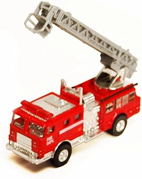 Fire Engine, Red 9921/4D - 4.75 Inch Scale Diecast Model Replica, but NO Box