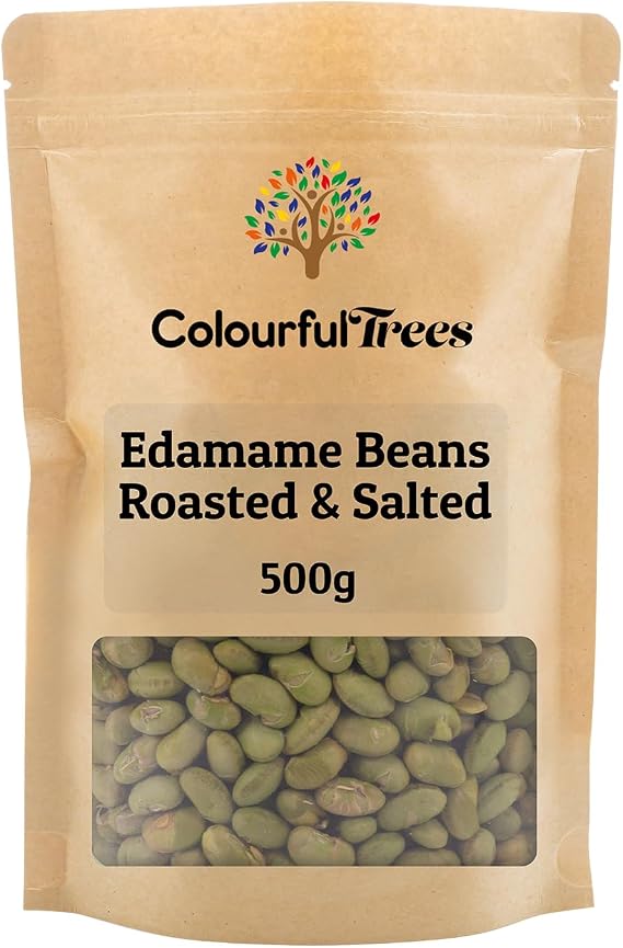 Edamame Beans Roasted & Salted 500g by Colourful Trees