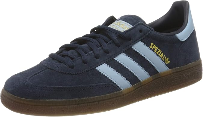 adidas Handball Spezial SneakersMen, Collegiate Navy Clear Sky Gum, 8.5