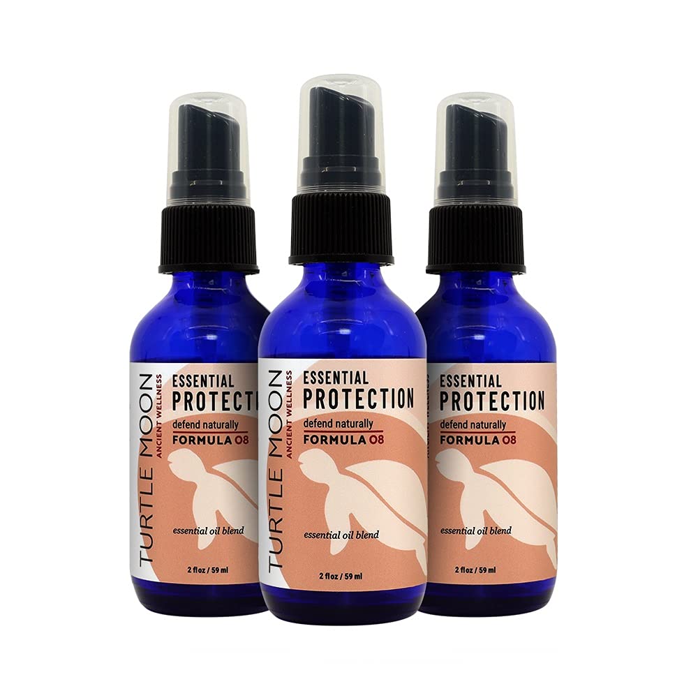 Essential Protection Spray 3-Pack 6 fl oz Total. Turtle Moons User-Friendly Version of The Ancient Thieves Oil Formula. Defend Naturally & Save $6