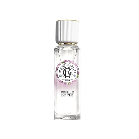 ROGER & GALLET Wellbeing Fragrant Water Spray Light Eau Fraiche Body Mist with Natural Origin Ingredients, Refreshing Everyday Fragrance for Women | Feuille De The - Tea Leaf 1 Oz