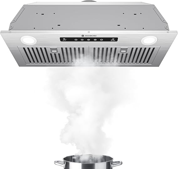 30 Inch Range Hood Insert with Touch/Gesture/Remote Control, 900 CFM
