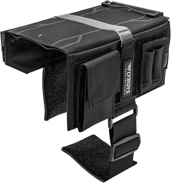 FlyBoys Reversible Kneeboard - Clipboard & Pen Holder - Reconfigurable Design - for Professional Pilots, General Aviation