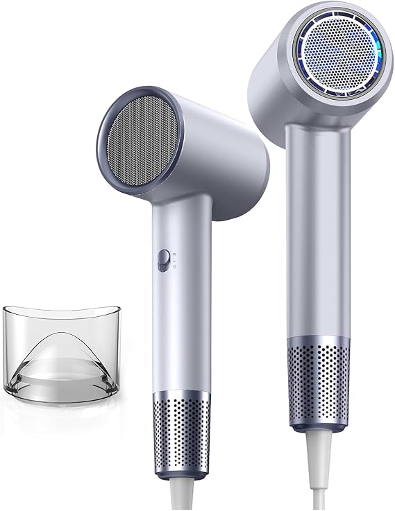 Hair Dryer Fast Dry 1800W Professional Ionic Hairdryer, Super Compact & Lightweight with Even Heat Anti-Static, Frizz-Control, Quick Drying, Energy Saving, Hairdryers for Women & Man