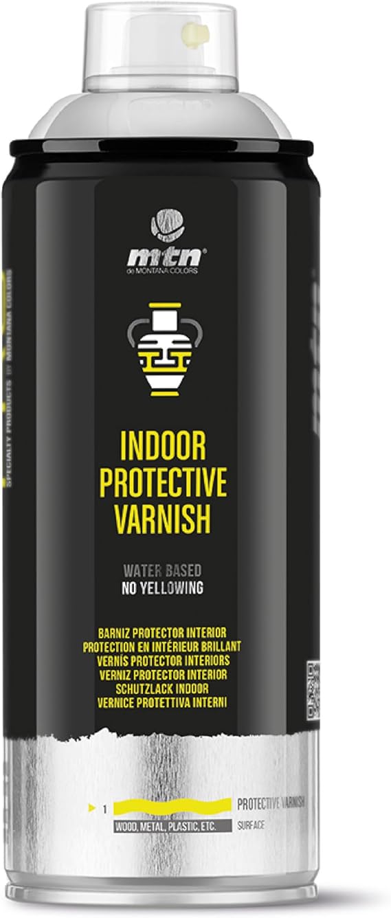MTN PRO Indoor Protective Matte Spray Clear Matte Finish with UV Protection, 400ml