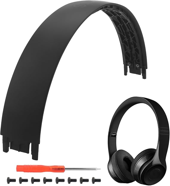 Solo3 Headband Replacement Parts Accessories Compatible with Solo 3.0, Solo 2.0 Wireless Top Headband (Matte Black)