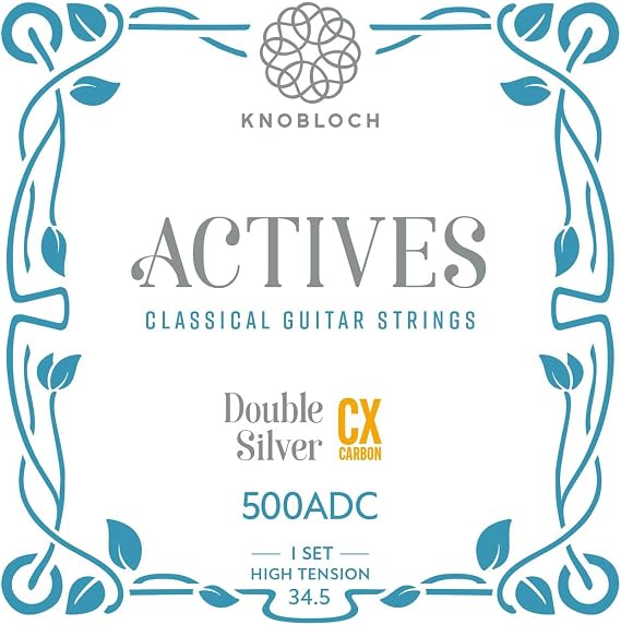 Knobloch Strings 500ADC Actives Double Silver CX Carbon High Tension 34.5