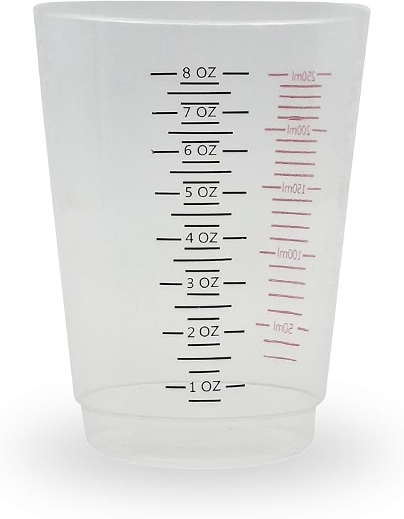 Stone Coat Countertops 8 oz Mixing Cups, 25 pcs