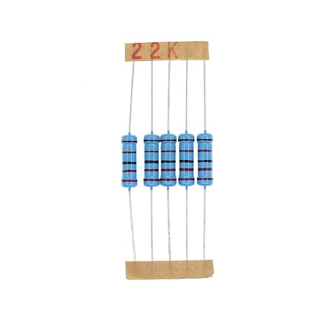 50PCS 2 Watts 2W 1% Metal Film Resistor 22K Ohm