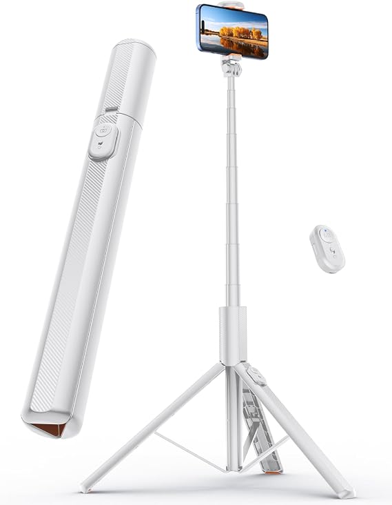 ANXRE 71"/180cm Phone Tripod Monopod, NT79 Extendable Selfie Stick Tripod for Cell Phone＆Camera, Mobile Tripod Stand for Filming, Tripod Stand Holder Compatible with Smartphone Camera | Extra Tall,Wireless Remote,Comapct Travel Stand Holder for Filming Video Recording,Compatible with iPhone/Samsung/Camera