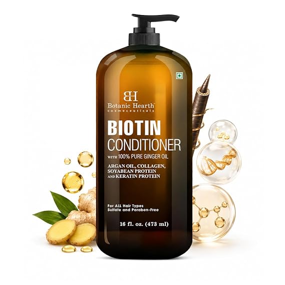 Botanic Hearth Biotin Conditioner With Ginger Oil & Keratin - 16 Fl Oz