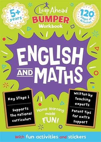 Leap Ahead Bumper Workbook: 5+ Years English and Maths