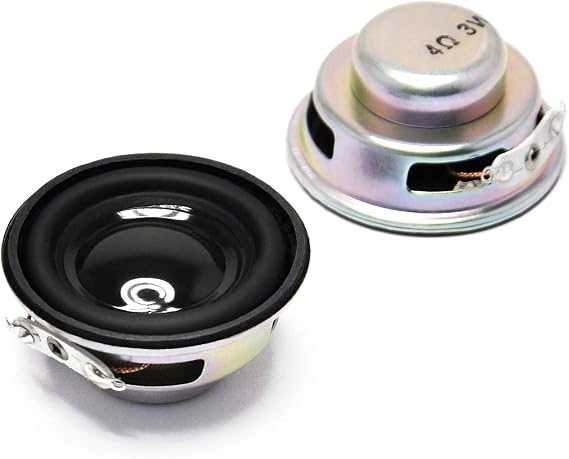 Gikfun 4Ohm 40mm Diameter 3W Full Range Audio Speaker Stereo Woofer Loudspeaker for Arduino (Pack of 2pcs) EK1794