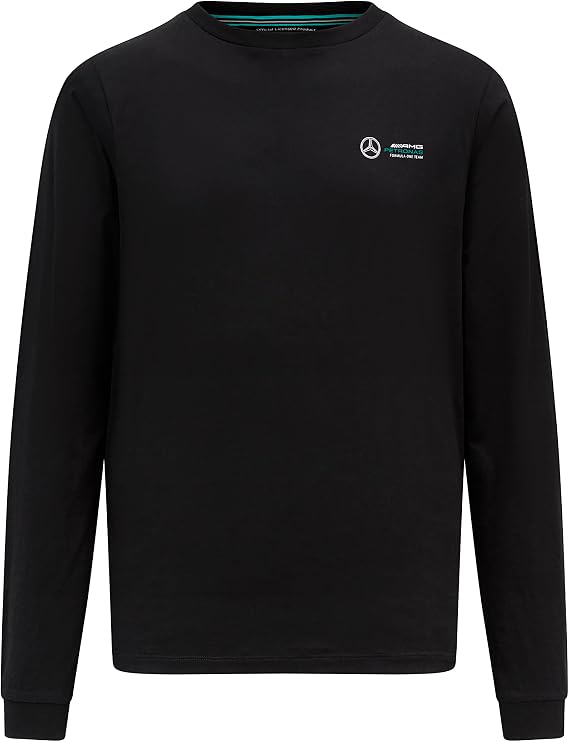 Mercedes AMG Petronas Formula One Team - Long Sleeve T-shirt - Black - Men - Size: S