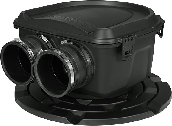 Rain Harvesting Maelstrom Original with Plastic Cage - High-Volume Water Tank Filter with Dual Filtration