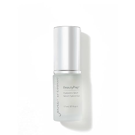 jane iredale BeautyPrep Hyaluronic Serum, Lightweight, Non-Greasy, Moisture-Locking Formula, Smooths, Softens, and Brightens Skin, Paraben Free
