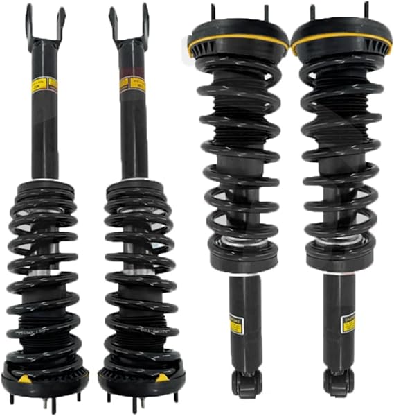 C2Z5526 C2Z25302 4x Front Rear Shock Struts Assys w/o Active Fit Jaguar XF RWD 2009-2015 C2Z26736