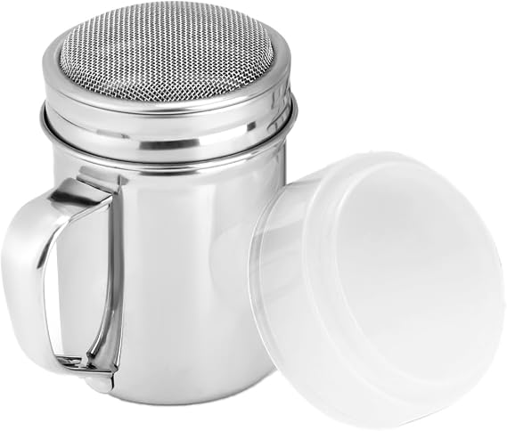 Accmor Powdered Sugar Shaker Duster, Cinnamon Shaker Flour Duster Sifter