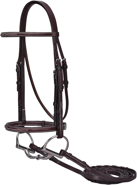 Dover Saddlery Suffolk Hunter Bridle, Brown