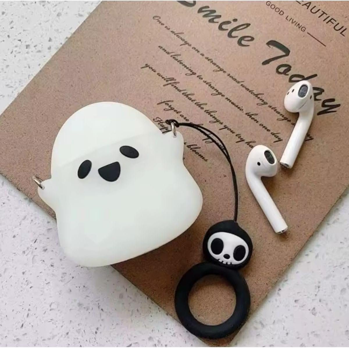 Thick Protective Silicone Case with Toy Design Compatible with Airpods 1st GENERATION AND 2nd GENERATION