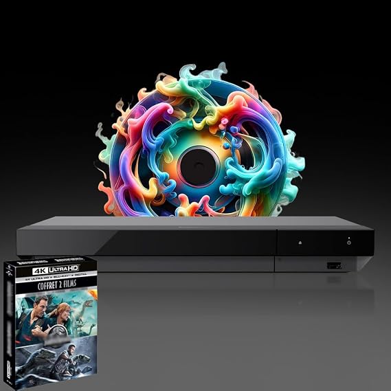 Blu-ray Player Compatible with Sony UBP-X700K MultiRegion Blu-ray Region A, B & C - DVD Regions 1-8 - Bundle Including JW 2 Movie Collection 4K UHD Disc