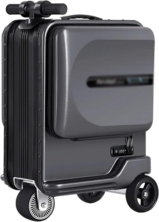 20 Inch Rideable Electric Luggage,Smart Motorized Rideable Carry-on Suitcase/Luggage for Adults/Teenager, with USB Smart LED Sensor