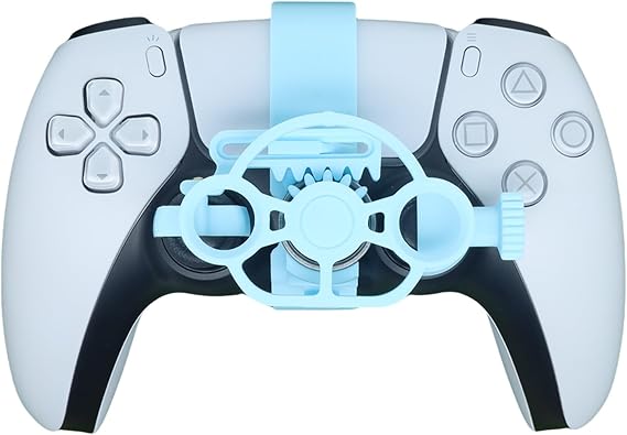 LICHIFIT Mini Steering Wheel for PS5 Racing Game Controller Driving Simulator 3D Printed Accessory