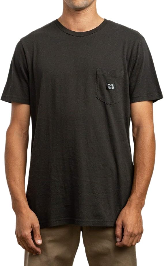 RVCA Men's ANP Short Sleeve Crew Neck Pocket T-Shirt