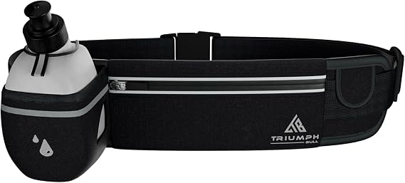 Running Belt Running Phone Holder - Fanny Pack For Hiking Essentials, Travel Essentials, And Money Belt. Bounce-Free Alternative For a Running Vest (Running Belt With Water Bottle)