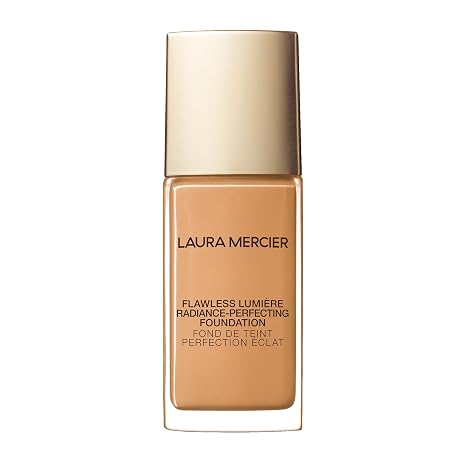 Laura Mercier Flawless Lumiere Foundation, 15HR Hydration, Medium to Full Coverage, Breathable Formula, Improves the Look of Dull and Dry Skin, Luminous Finish, Non-Comedogenic, Vitamin C Infused