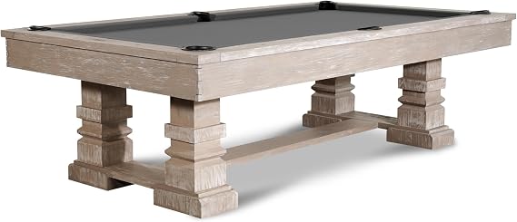 Nixon Billiards - Huck Slate Billiard Pool Table (Grey White Oak 7FT and 8FT)