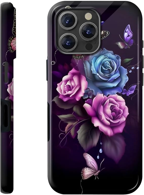 for iPhone 16 Pro Max Case,Dual Layer Hybrid Hard PC & Soft Silicone Defense Anti-Drop Anti-Scratch Protective Case for iPhone 16 Pro Max 6.9 inch