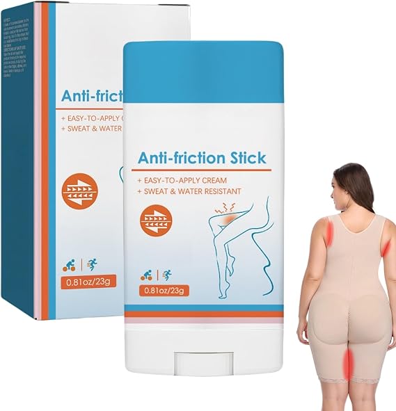 Anti-Chafe Stick,Waterproof Anti Chafe Stick,Glide Anti Chafing Stick,Thigh Anti Chafe Stick,Running Chafe Stick,Body Anti-Chafe Balm for Heel,Lower Arm,Legs,Skin Protection,glide anti chafing stick