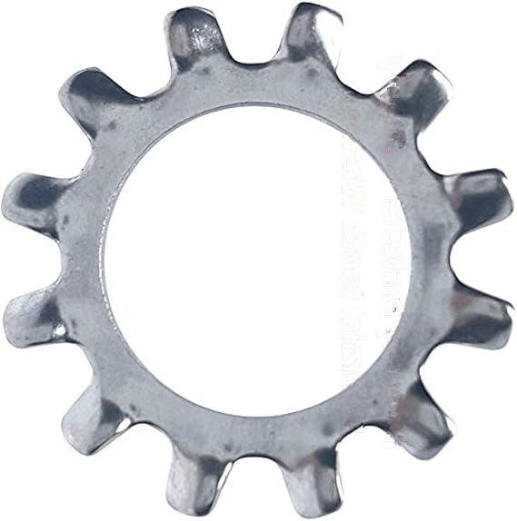 5/16" Stainless External Star Lock Washers 5/16 Lockwashers, Pack of 5
